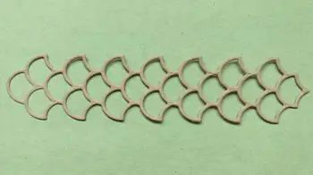 

fish scale pattern Metal Cutting Dies Stencils For DIY Scrapbooking Decorative Embossing Suit Card Die Cutting Template