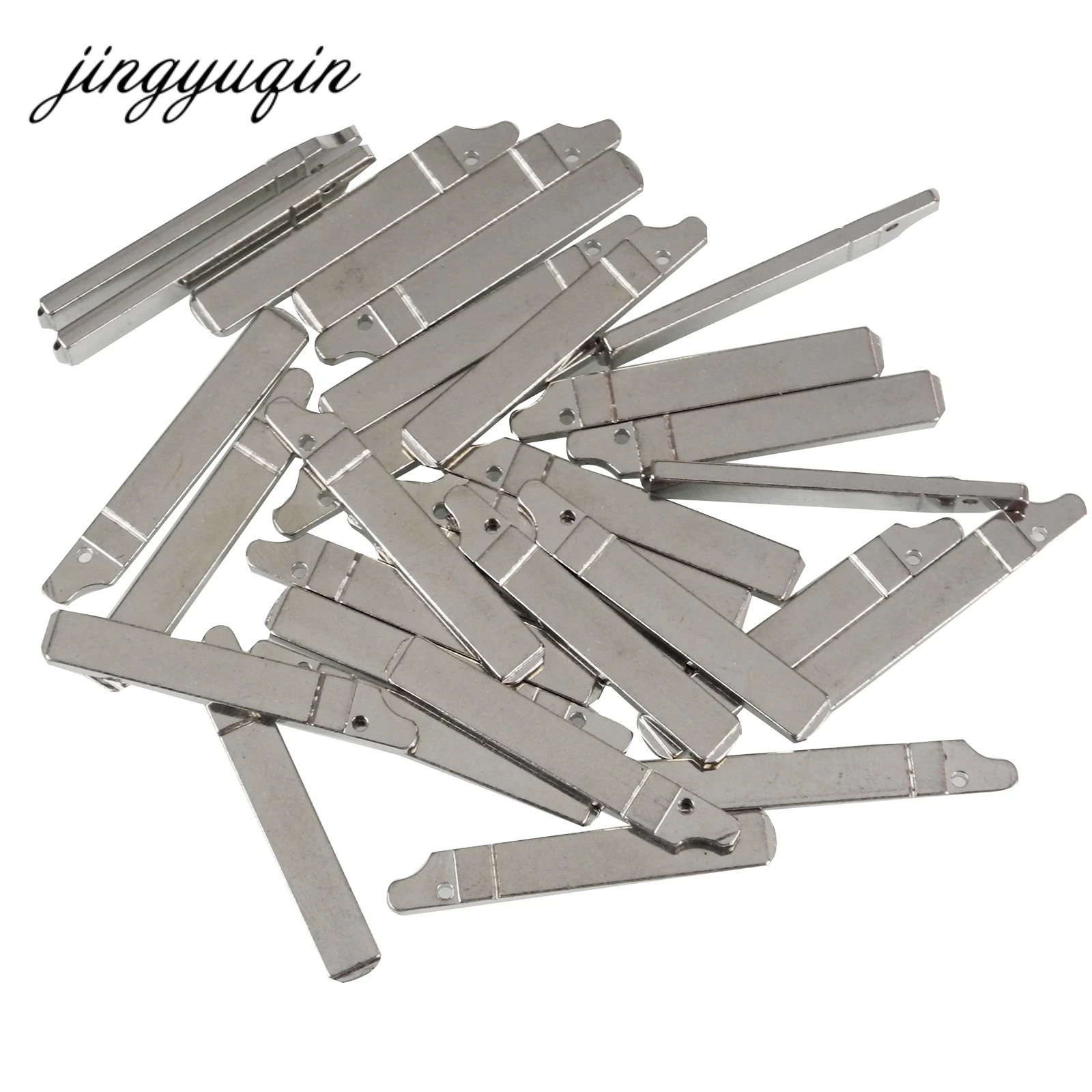 

jingyuqin 15pcs NO.72 VA2 Car Remote Key Blade For Renault Citroen Triumph Peugeot Flip Folding Key Blank Without Groove #72