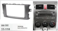 11-110 Facia face dash install fitting trim kit for TOYOTA Auris 2006-2012 Stereo Fascia Dash CD Trim Installation Kit