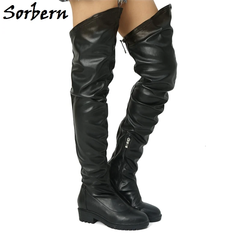 custom made thigh high boots