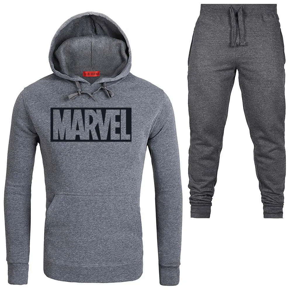 

New Brand Sweatshirts Men High Quality MARVEL Letter Printing Fashion Mens Hoodies Autumn and Winter Fleece catching Men Hoodie