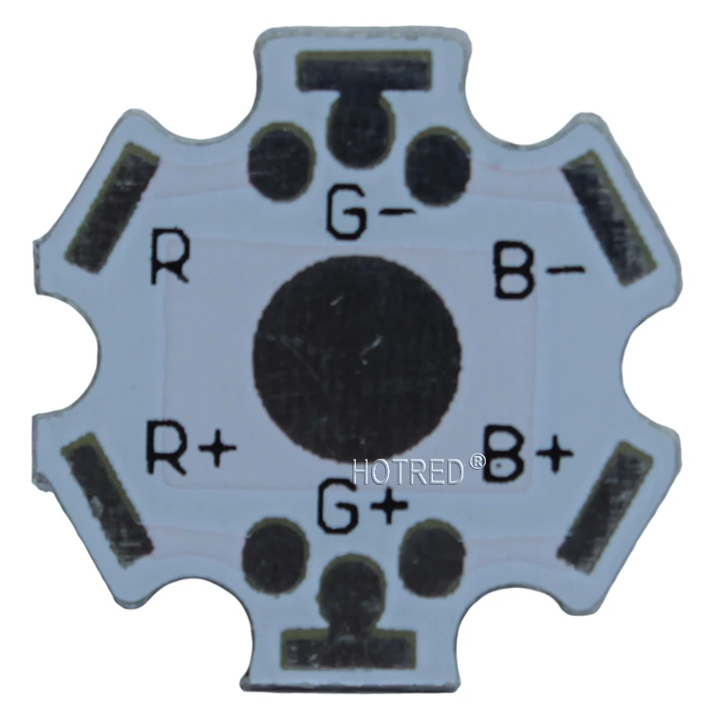 1 Led 1w Disipador Estrella Color Azul 1 W Star Led Blue