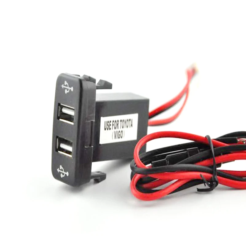 Toyota VIGO Dual USB Socket Charging Adapter (4)