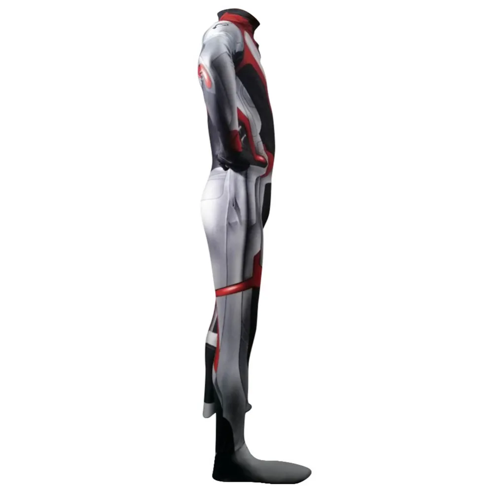 Avengers Endgame Quantum Realm Cosplay Costume Superhero Captain America Captain Marvel Zentai Bodysuit Suit Jumpsuits For Kids