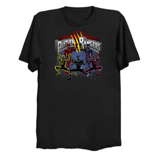 Panther Rangers Men's Black Tees Shirt Clothing T Gift More Size And Colors top tee | Мужская одежда