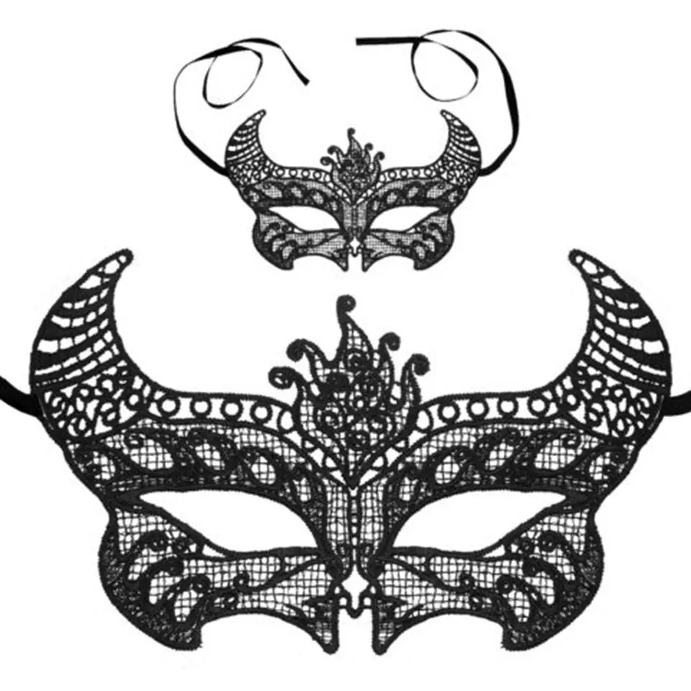

New Ngau Tau Victorian Venetian Masquerade Black Lace Elegant Eye Mask Costume