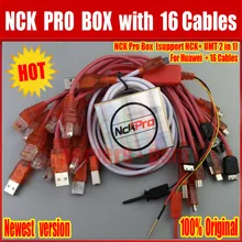 Новейшая версия оригинальной NCK Pro box NCK Pro 2 box(поддержка NCK+ UMT 2 в 1) для huawei+ 16 кабелей
