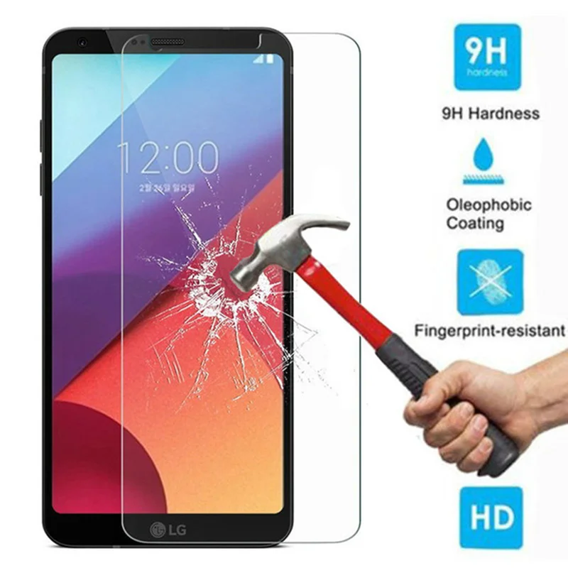 

2PCS/Lot Screen Protector sFor LG G6 Glass Phone Tempered Glass For LG G6 LGG6 Screen Protector G 6 H870 H873 Anti Scratch Film