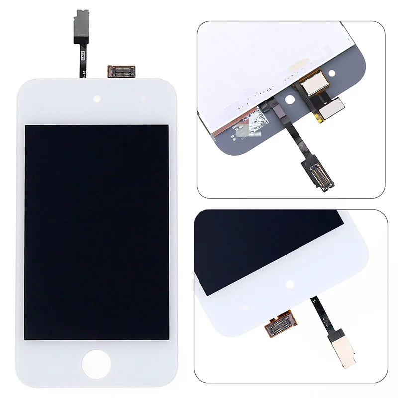

For iPod Touch 4th gen LCD assembly For iPod Touch 4 screen panel display Digitizer Assembly Repair Black White With tools