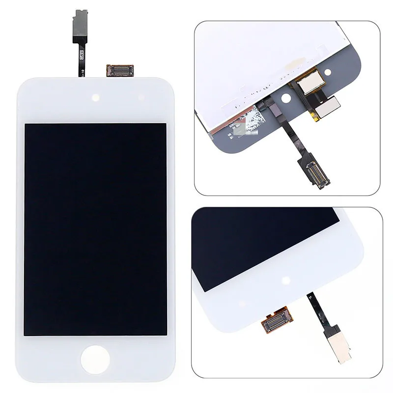 Для iPod Touch 4th gen lcd сборка для 4 экран панель дисплей дигитайзер ремонт Черный Белый