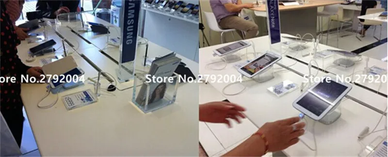 Titular do Telefone Suporte para Telefone Lote Acrílico Celular Display Stand Móvel Universal Exposição 100 Pçs - 11 Sistema EAS