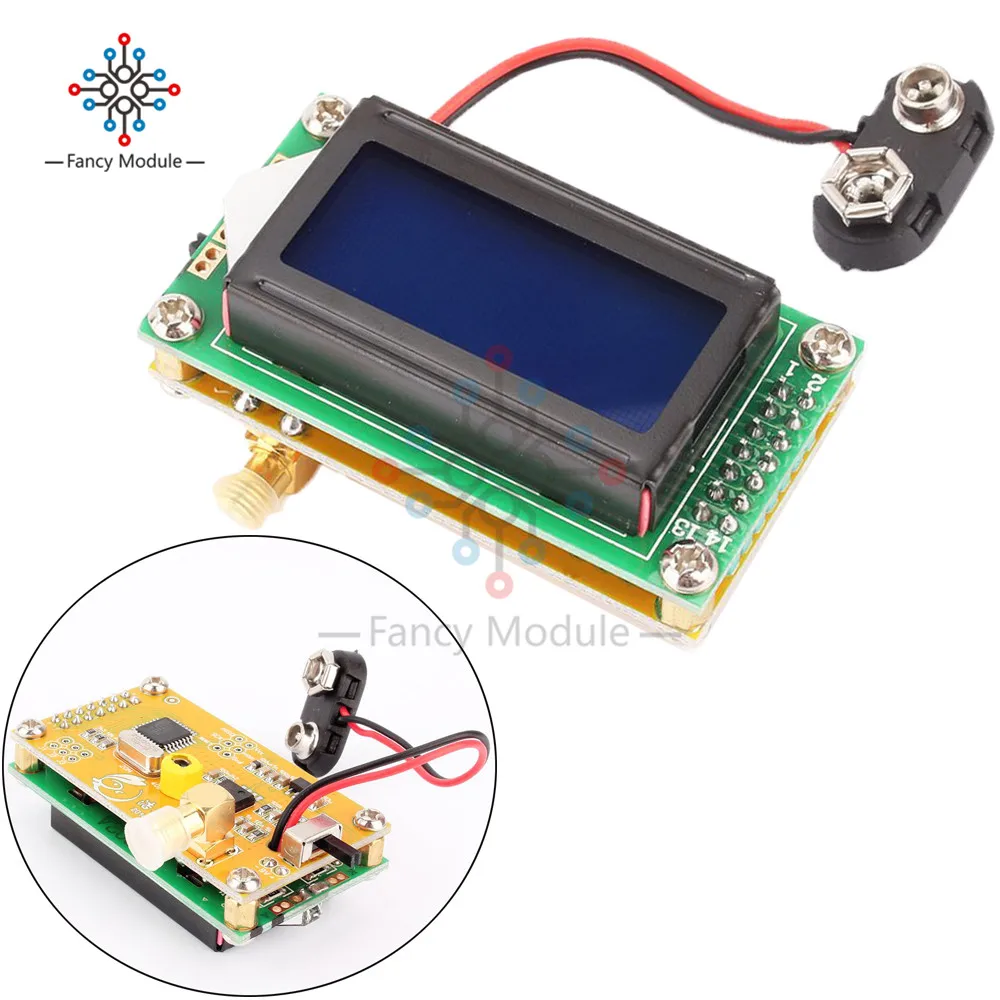 

High Accuracy And Sensitivity Frequency Counter Tester Measurement RF Meter 1 -500 MHz Tester Module LCD Display for ham Radio