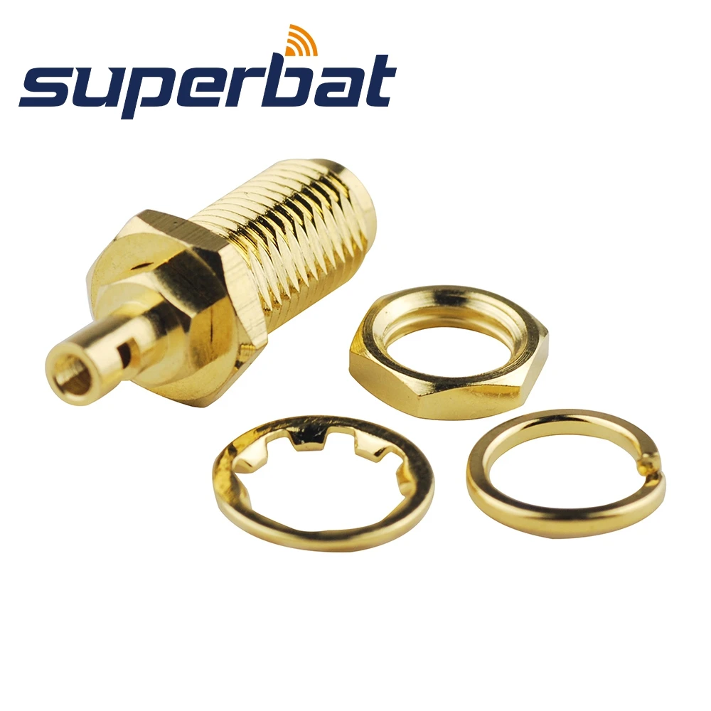 Superbat SMA разъем для пайки перегородка прямой радиочастотный коаксиальный кабеля 1