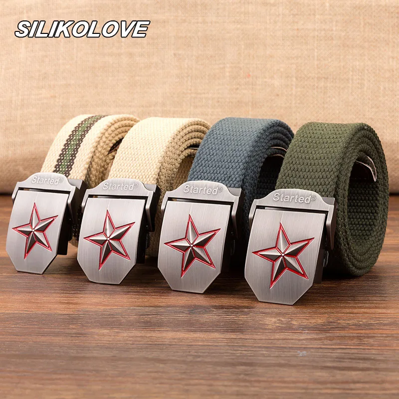 

Multiple Sizes Mens Tactical Belt Military Canvas Belt Outdoor Multifunctional Training Belt Ceintures