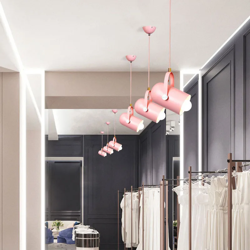 Post Modern Adjustable Spot Pendant Light Shop Mall Hanging Drop Lights Indoor Decorative Pendant Lamp Home Lights Suspension Pendant Lamps  (3)