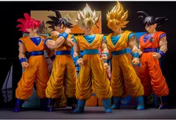 Huong аниме мультфильм Dragon Ball Z Bia Размеры 36 см Сон Гоку ПВХ фигурку Коллекционная модель игрушки Brinquedos