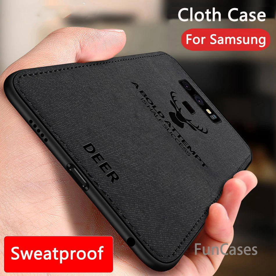 Чехол для телефона samsung Note 9 Ткань олень мягкий чехол Galaxy S9 S8 плюс S7 Edge Coque Funda |