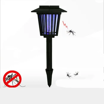 

Upgrade UV LED Solar light Mosquito Repeller Garden Lawn Anti Mosquito Insect Pest Bug Zapper Killer Trapping Lantern Lamp Light