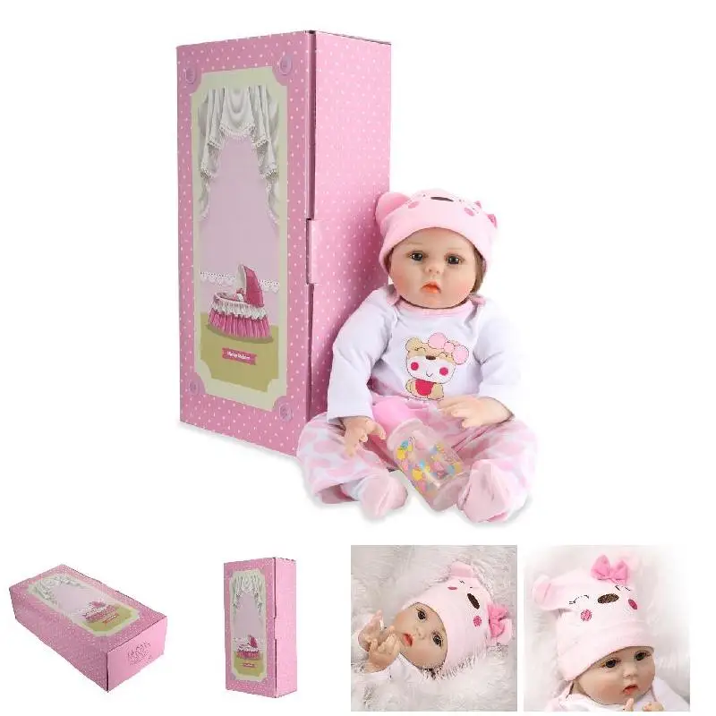 

55cm Soft Vinyl Reborn Doll Lifelike Jointed Newborn Baby Dolls Playmate Christmas Gift YJS Dropship