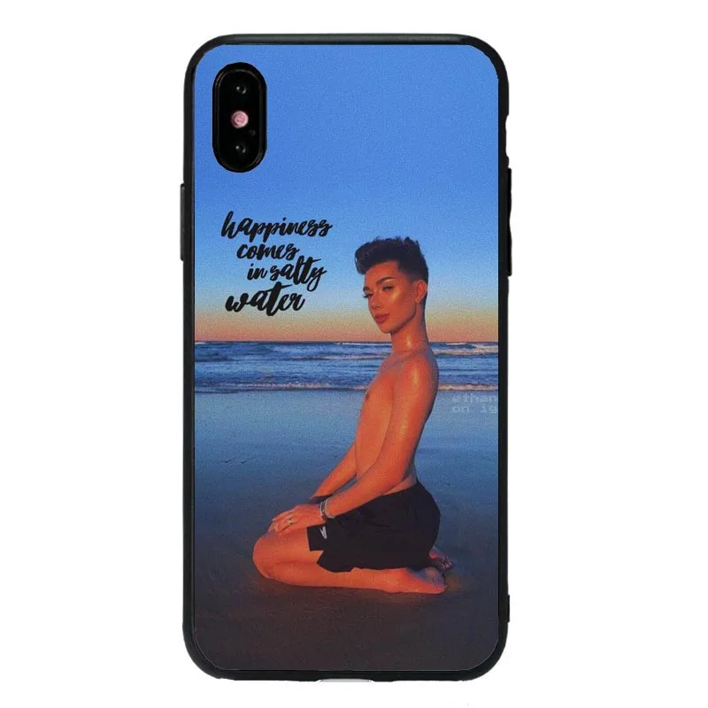 Сестры James Charles чехол для iPhone X XR xsmax 8, 8 Plus, 7, 7 Plus, 6 S Plus SE популярный тренд Charles сестра Мягкий силиконовый чехол для телефона - Цвет: TPU