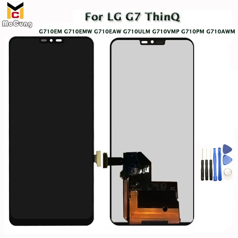6 1 &quotдля LG G7 ThinQ G710 G710EM G710PM G710VMP ЖК-дисплей Дисплей сенсорный экран полный комплект