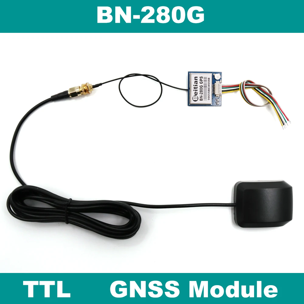 

BEITIAN External UART TTL level GNSS GLONASS GPS module W/ external GPS GLONASS Antenna FLASH BN-280G