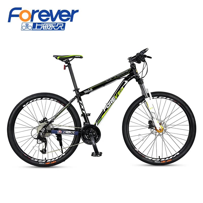 Black Green 30speed Горный велосипед 30 с переменной скоростью 27,5 дюймов алюминиевый сплав Масляный дисковый тормоз - Цвет: Black Green 30speed