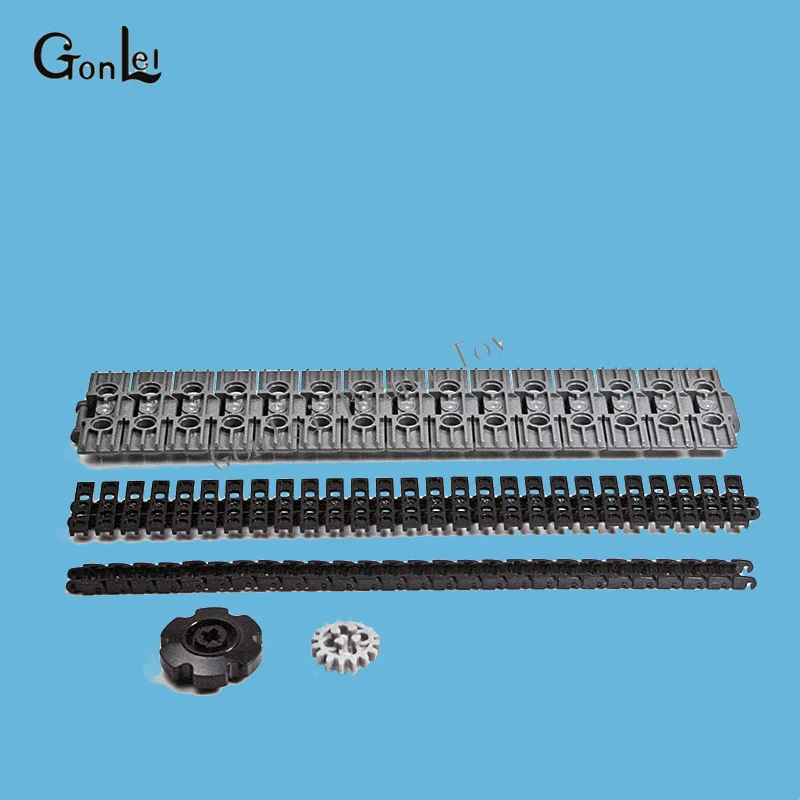 

Motorcycle Caterpillar Chain TECHNIC Technology/ mechanical No.3711 & 3873 & 42610 Brick DIY block Assemble Particles Brick set