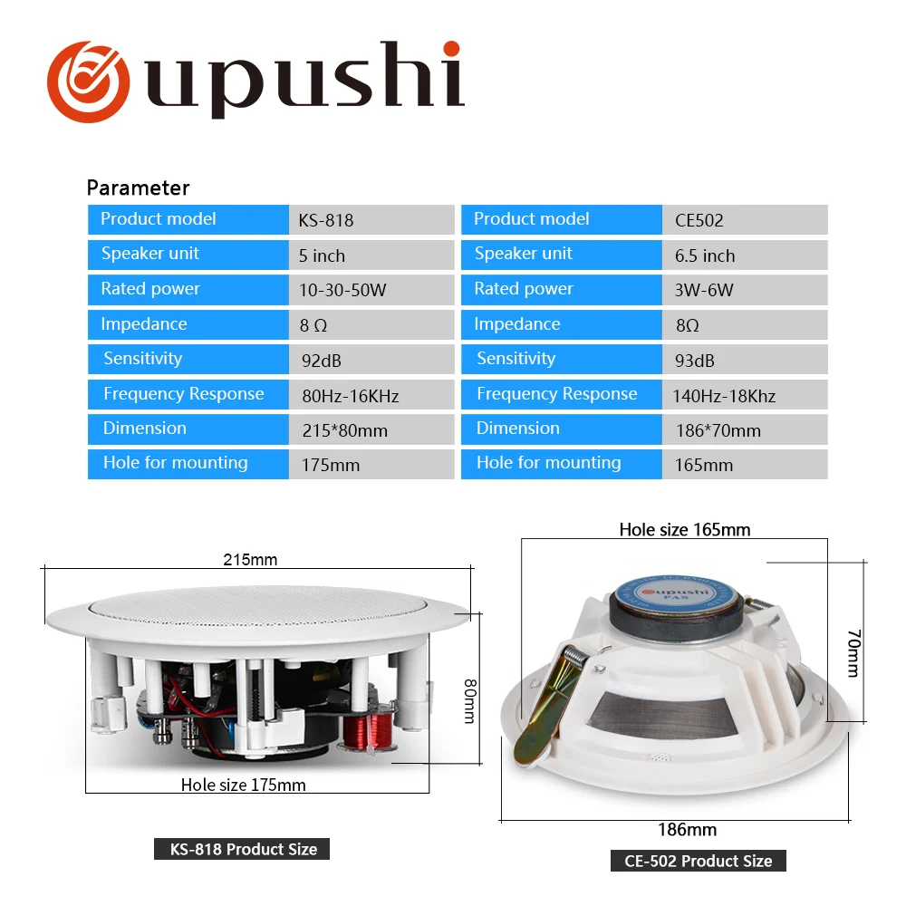 Oupushi A3+KS818 Best Sale Wall Amplifier With In