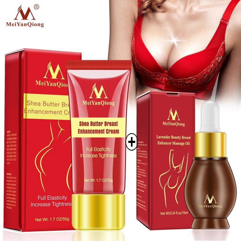 Breast Enhancement Cream +Lavender Breast Enhancer Essential Oil Set