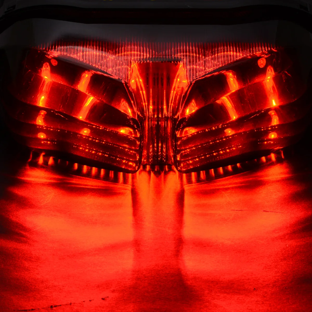 1PC Smoke 12V LED Red Tail Light Amber Turn Signal Lamp Multipurpose For Yamaha FZ8 Fazer 2010-2013 FZ1 N FZ1 Fazer 2006-2013