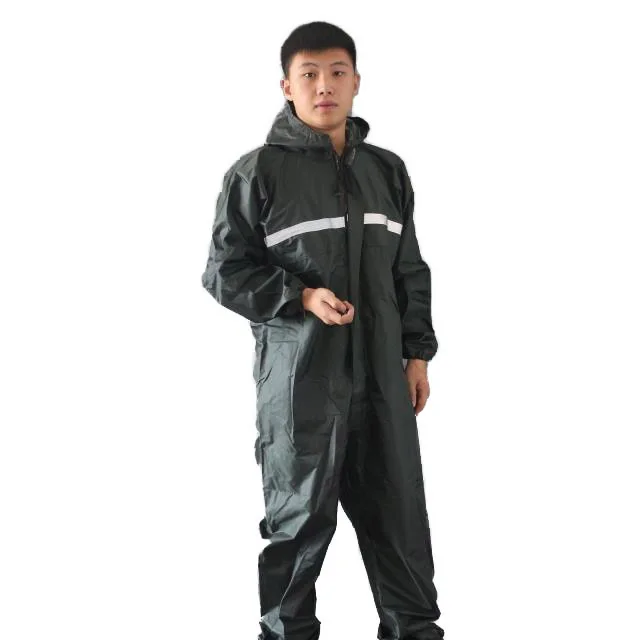 

Rain overalls Sets Working coveralls Fishing overalls Waterproof reflective Anti-oily Dust-proof Paint clothes Hooded Safety