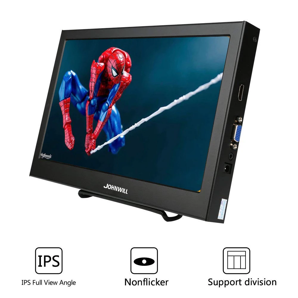 

11.6"LCD Metal Shell Portable HDMI Monitor 1920X1080P IPS Tablet Computer with Speakers VGA Interface for Switch PS4 Laptop