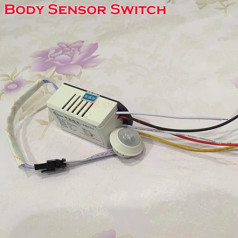 New AC220V IR Infrared Module Body Sensor Intelligent Light Motion Sensing Switch New Worldwide 1pc (6)