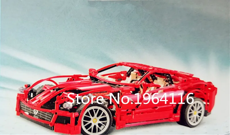 

New 3333 Racer series the 599 sports car model building blocks Classic compatible 8145 Technic Car-styling Toys for children