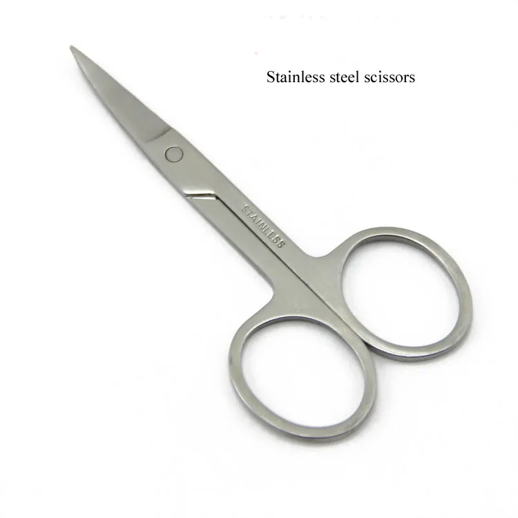 10pc Set Stainless Steel Makeup Portable Small Scissors For