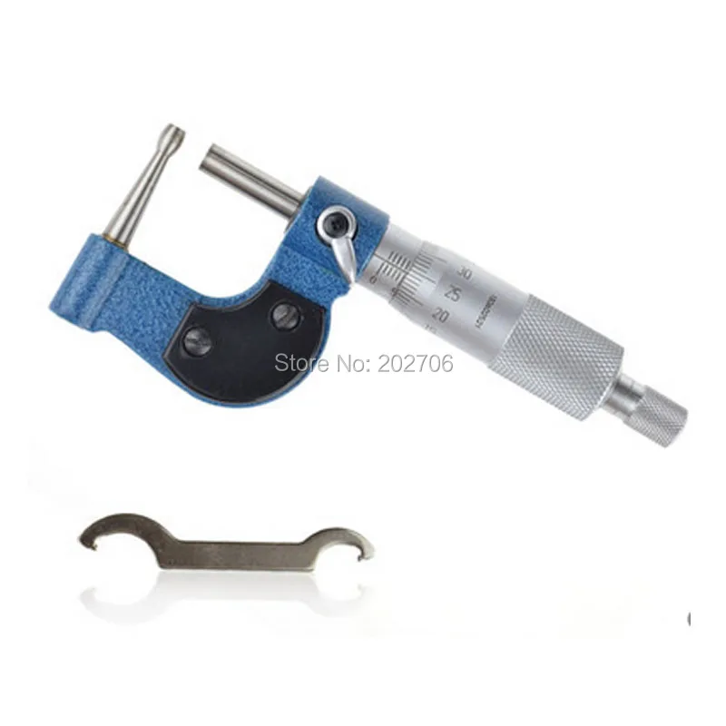 0 25mm Tube Micrometer drum head special micrometer wall tube thickness