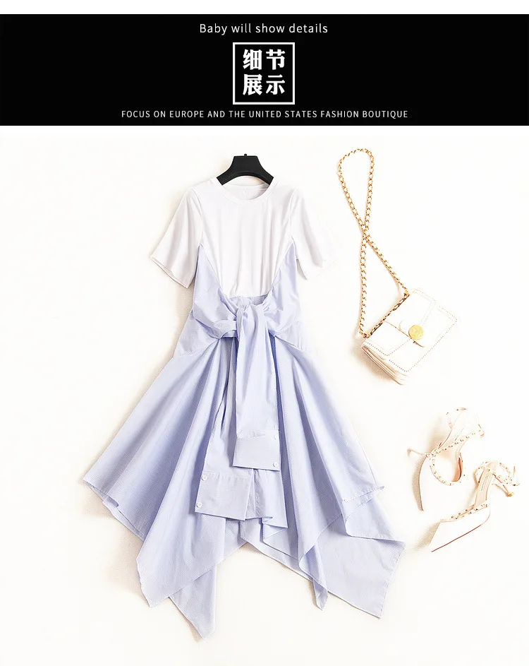 

ay070076 High quality New Fashion Women 2019 spring Dress Luxury famous Brand European Design party style dress
