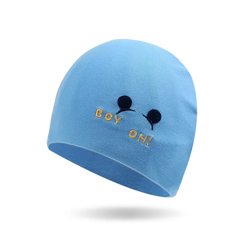 Cute Newborn Baby Tire Hat Cotton Soft Infant Beanie Comfortable Solid Beanie Hat For Boys Girls Spring Autumn Baby Boy Clothing (27)