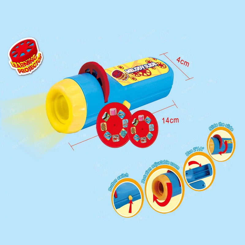 Мультфильм проекционная камера игрушка мультфильм Проекционные детские игрушки детские развивающие игрушки Детский подарок Brinquedos случайный цвет