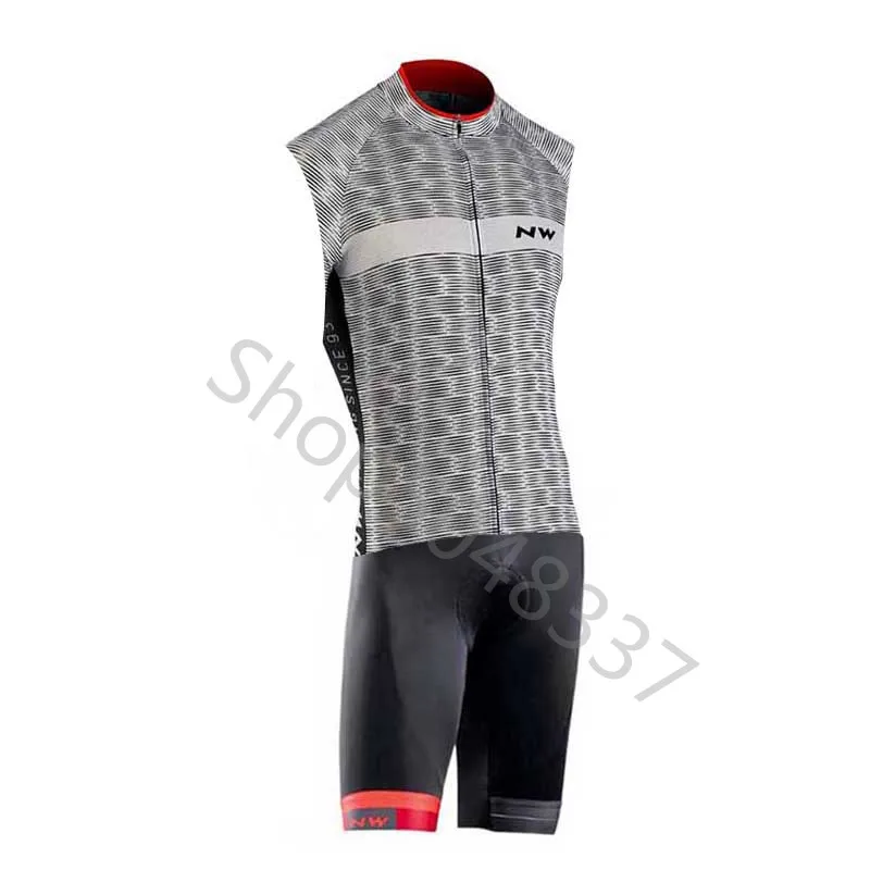 NW триатлон костюм для велоспорта Skinsuit Быстросохнущий без рукавов Велоспорт Джерси Мужская велосипедная Одежда Майо ciclismo hombre