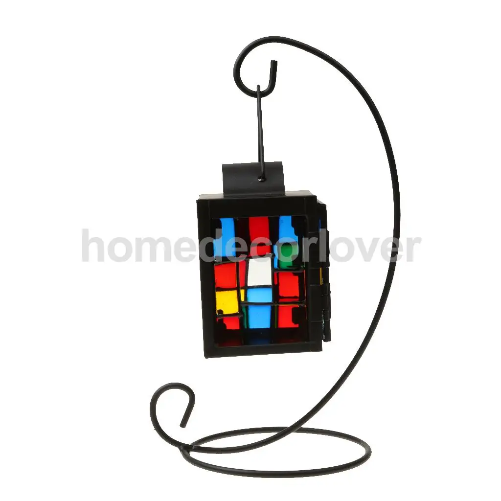 Mosaic Glass Wall Hanging Lantern Tea Light Candle Holder Weddings Festivals Holidays Events Christmas