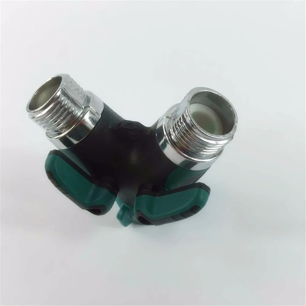 34 2-way New Garden Hose Faucet Y Valve Splitter Friendly US Connector Hose Pipe Tool 2 Way Connector Tap Garden Hoses Pipe 
