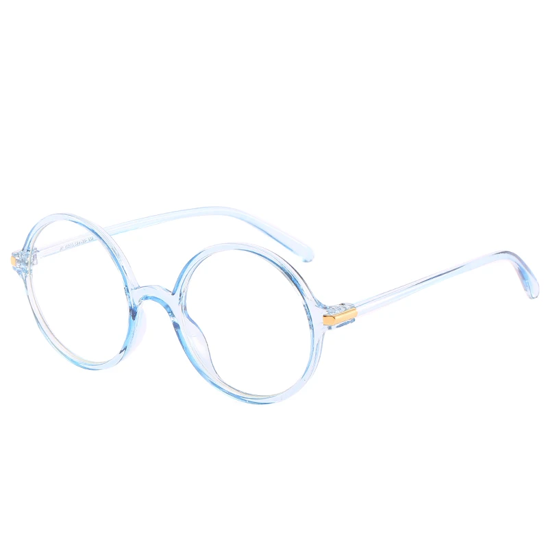 Круглые зеркальные солнцезащитные очки для женщин и мужчин ретро очки в металлической оправе корейские прозрачные линзы мужские и женские солнцезащитные очки оптические блески