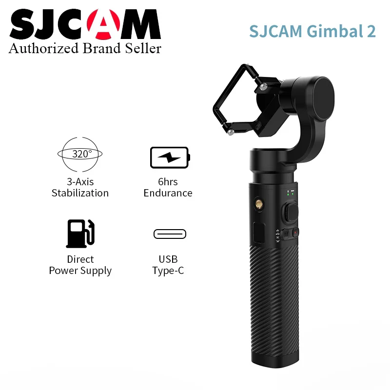 SJCAM ручной шарнирный стабилизатор Bluetooth SJ GIMBAL 2 3 осевой для SJ6 SJ7 SJ8 Pro/Plus/Air экшн