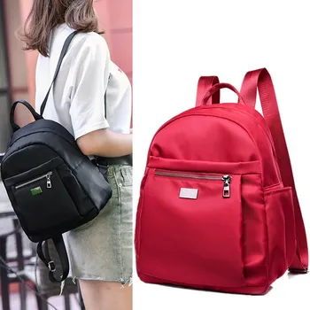 

111718 new hot lady nylon travel backpack student school bags