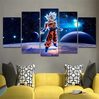 

5D DIY Diamond Painting Art Full Square Drill 5 Pcs Dragon Ball Pictures Embroidery Mosaic Handmade Cross Stitch Wall Decoration