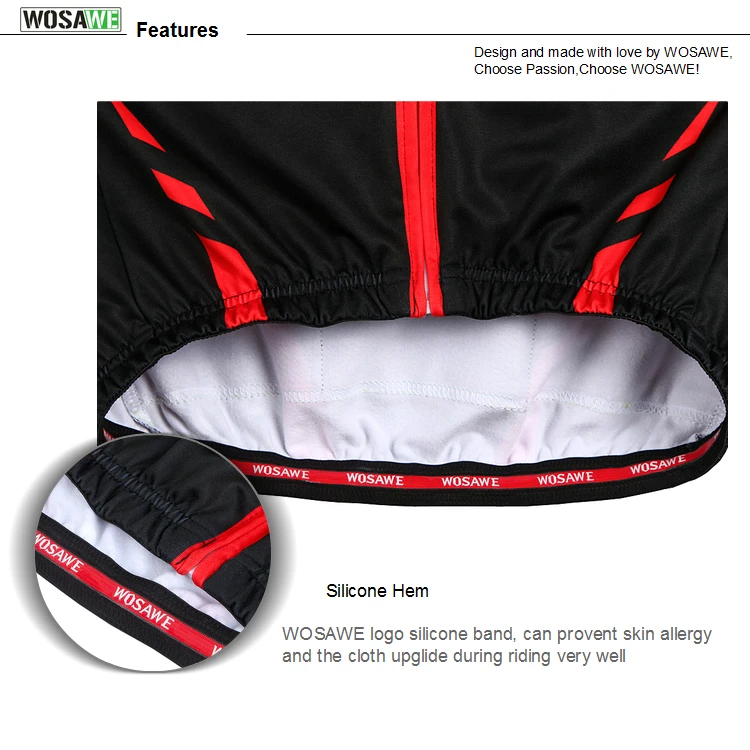 WOSAWE/осенне-зимние куртки для велоспорта теплая флисовая куртка на молнии с карманом и длинным рукавом, Джерси, одежда Ciclismo, MTB, велосипедная гоночная мужская куртка