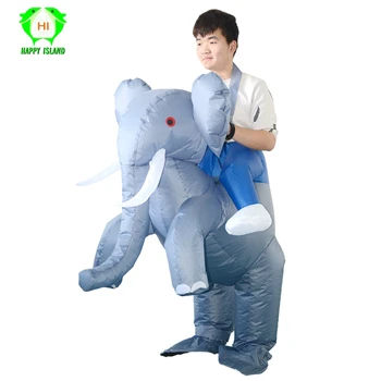 

Elephant Inflatable Costumes for Men Halloween Inflatable Costumes Fancy Dress Inflatable Blow Up Mascot Party Costume for Adult
