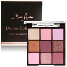 Макияж 9-color Shimmer Eye Shadow гладкая и нежная не плавающая пудра долговечная 3 цвета серия